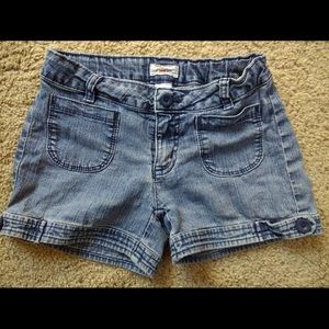 Denim shorts